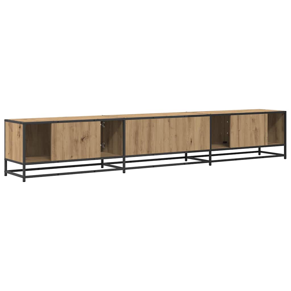 vidaXL Μονάδες TV 2 pcs Artisan Oak 240 x 35 x 41 εκ