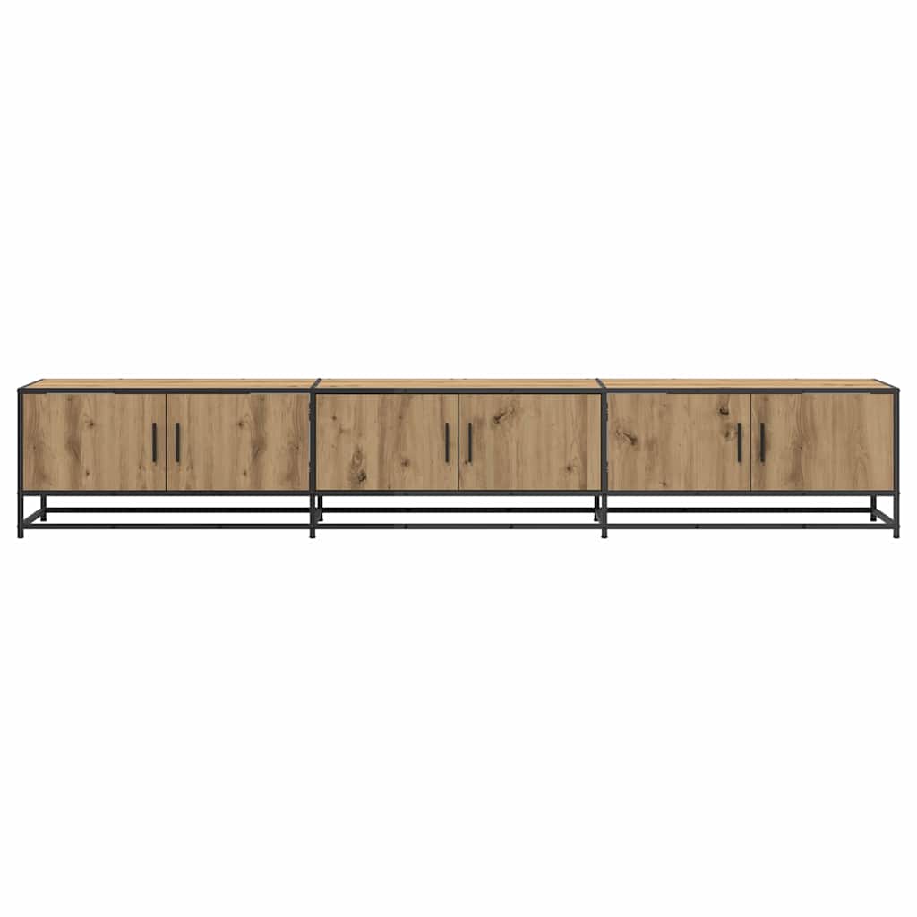 vidaXL Μονάδες TV 2 pcs Artisan Oak 240 x 35 x 41 εκ
