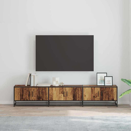 vidaXL Μονάδες TV 2 pcs Παλιό Ξύλο 210 x 35 x 41 εκ Επεξεργασμένο ξύλο