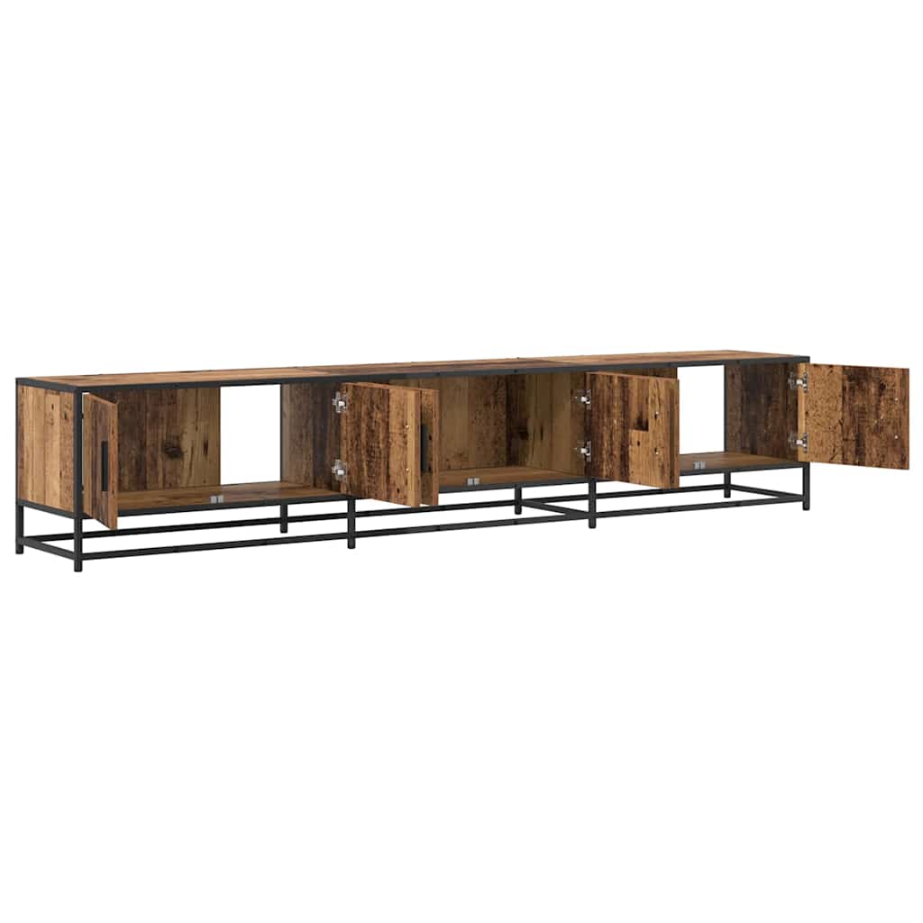 vidaXL Μονάδες TV 2 pcs Παλιό Ξύλο 210 x 35 x 41 εκ Επεξεργασμένο ξύλο