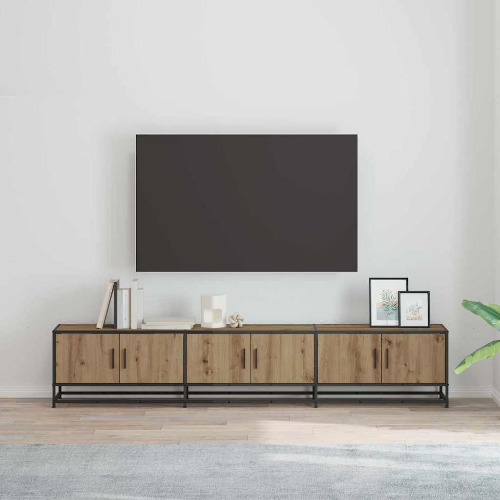 vidaXL Μονάδες TV 2 pcs Artisan Oak 210 x 35 x 41 εκ