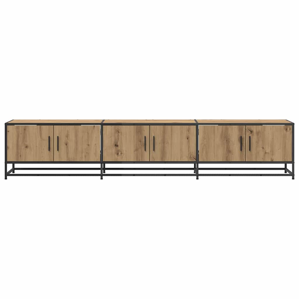 vidaXL Μονάδες TV 2 pcs Artisan Oak 210 x 35 x 41 εκ