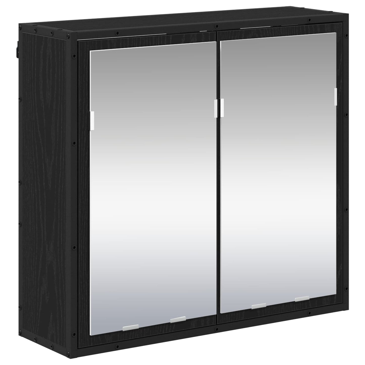 vidaXL Σετ Επίπλων Μπάνιου 3 τμχ. Μαύρη Οξυά 80 x 33 x 60 εκ