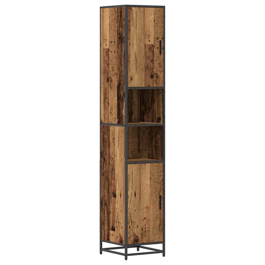 vidaXL Σετ Επίπλων Μπάνιου 3 τμχ. Παλιό Ξύλο 80 x 33 x 60 εκ