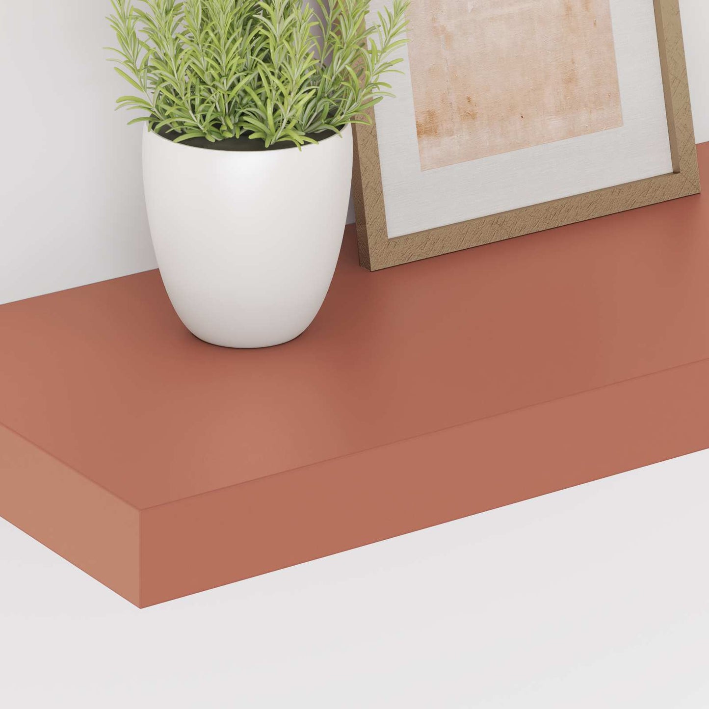 vidaXL Ράφι Τοίχου Επιτοίχιο 4 τμχ. Κόκκινο 50 x 23,5 x 3,8 εκ