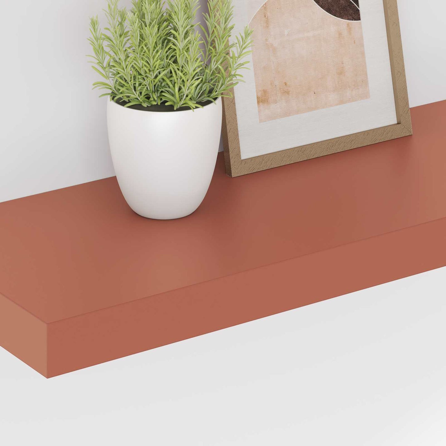 vidaXL Ράφι Τοίχου Επιτοίχιο 4 τμχ. Κόκκινο 60 x 23,5 x 3,8 cm