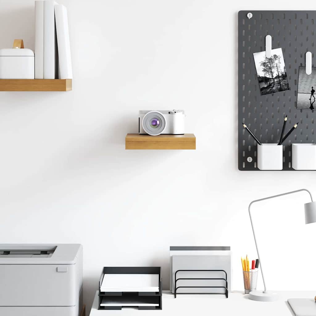 vidaXL Ράφι Τοίχου Επιτοίχιο Καφέ 23 x 23,5 x 4 εκ Επεξεργασμένο ξύλο