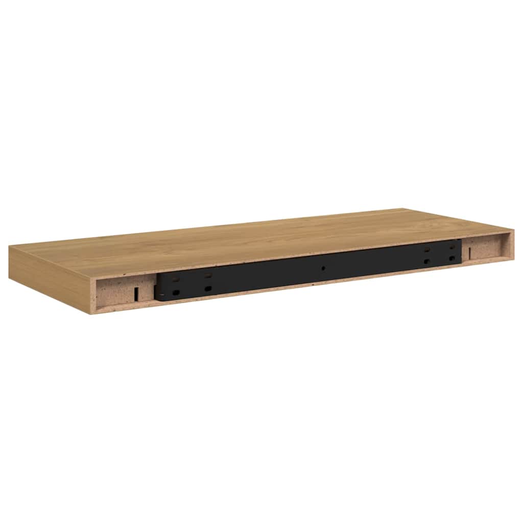 vidaXL Ράφι Τοίχου Επιτοίχιο Καφέ 50 x 23 x 4 εκ. Επεξεργασμένο ξύλο
