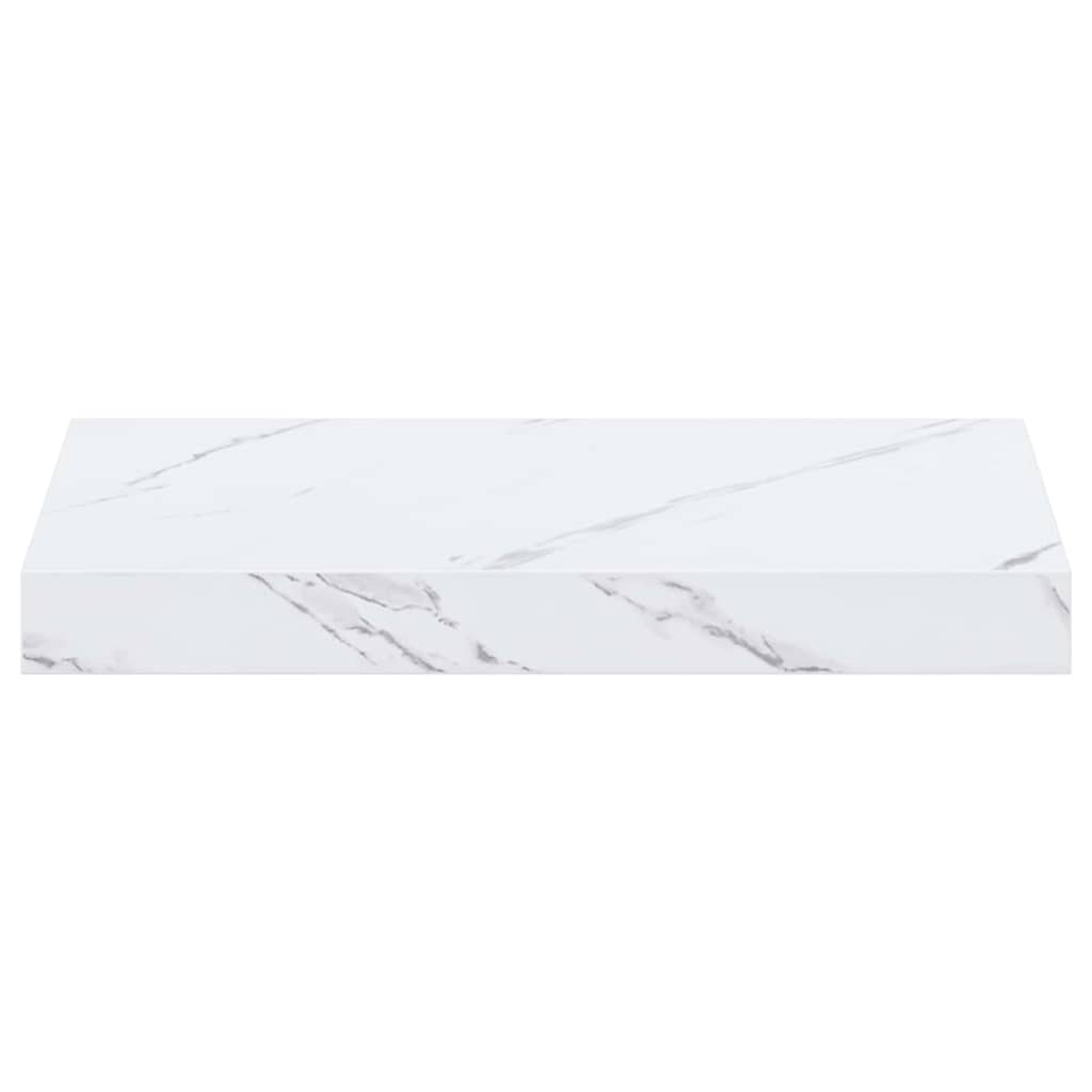vidaXL Ράφι Τοίχου Λευκό Μάρμαρο 40 x 23,5 x 4 εκ Επεξεργασμένο ξύλο