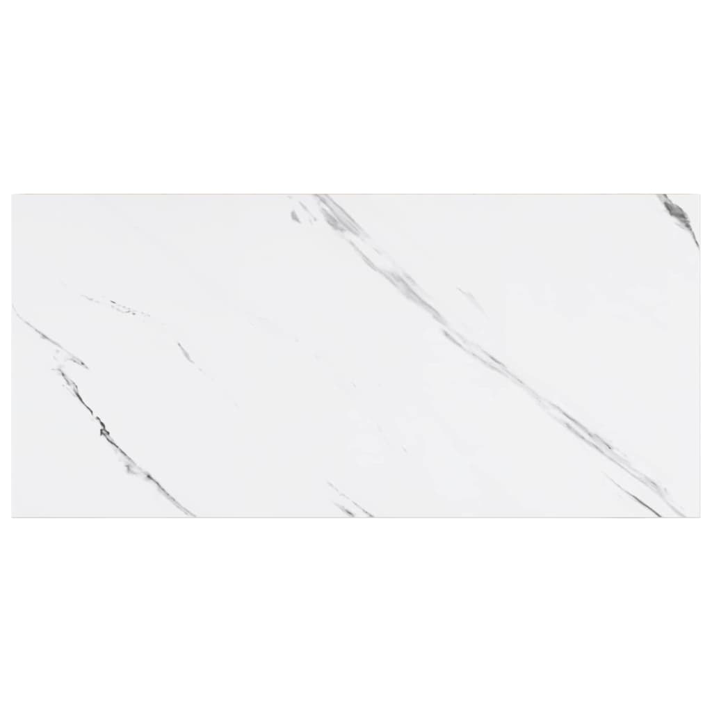 vidaXL Ράφι Τοίχου Επιτοίχιο Λευκό Μάρμαρο 50 x 23,5 x 3,8 εκ