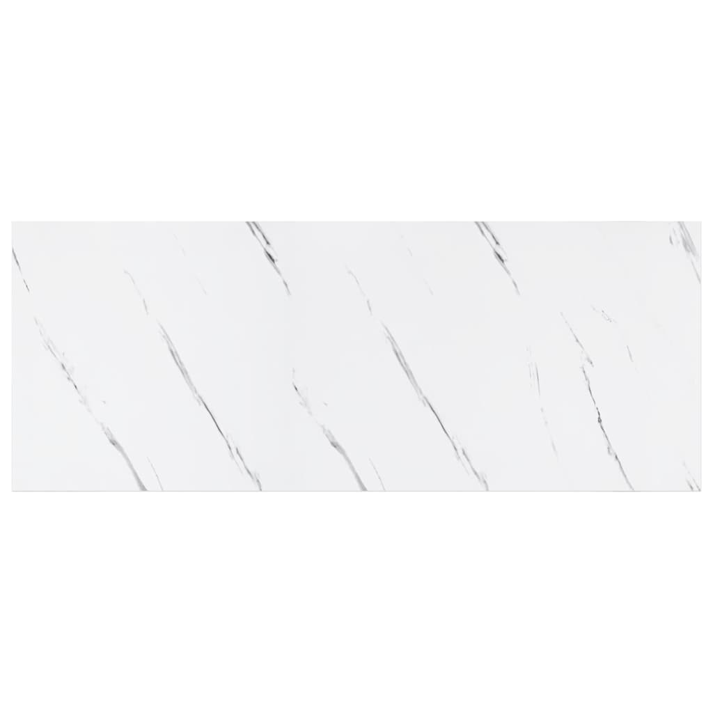vidaXL Ράφι Τοίχου Επιτοίχιο 4 pcs Λευκό Μάρμαρο 50 x 23 x 4 εκ.