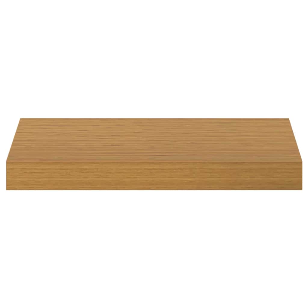 vidaXL Ράφι Τοίχου 2 τμχ. Μπεζ 40 x 23,5 x 3,8 εκ. Επεξεργασμένο Ξύλο