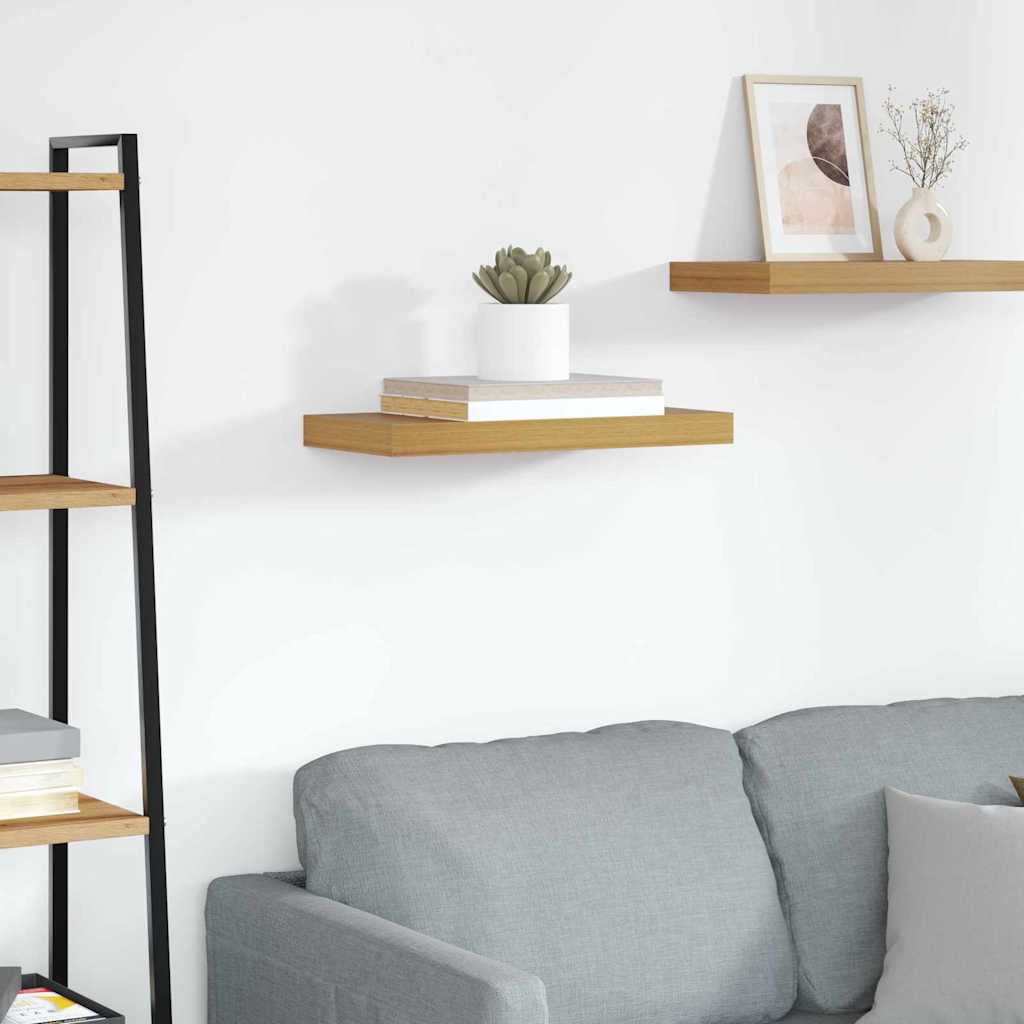 vidaXL Ράφι Τοίχου Επιτοίχιο Μπεζ 50 x 23 x 4 εκ. Επεξεργασμένο ξύλο