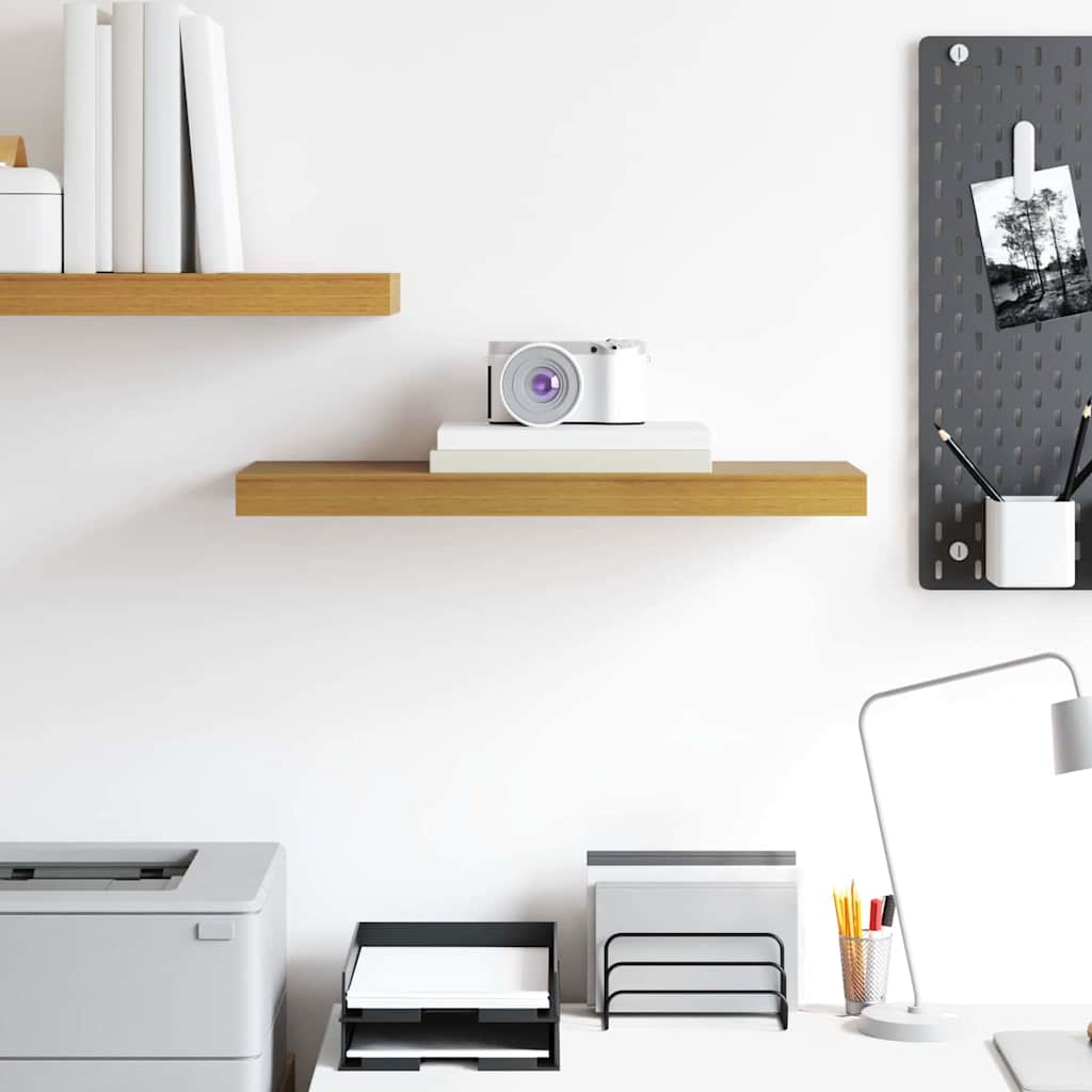 vidaXL Ράφι Τοίχου Επιτοίχιο Μπεζ 50 x 23 x 4 εκ. Επεξεργασμένο ξύλο