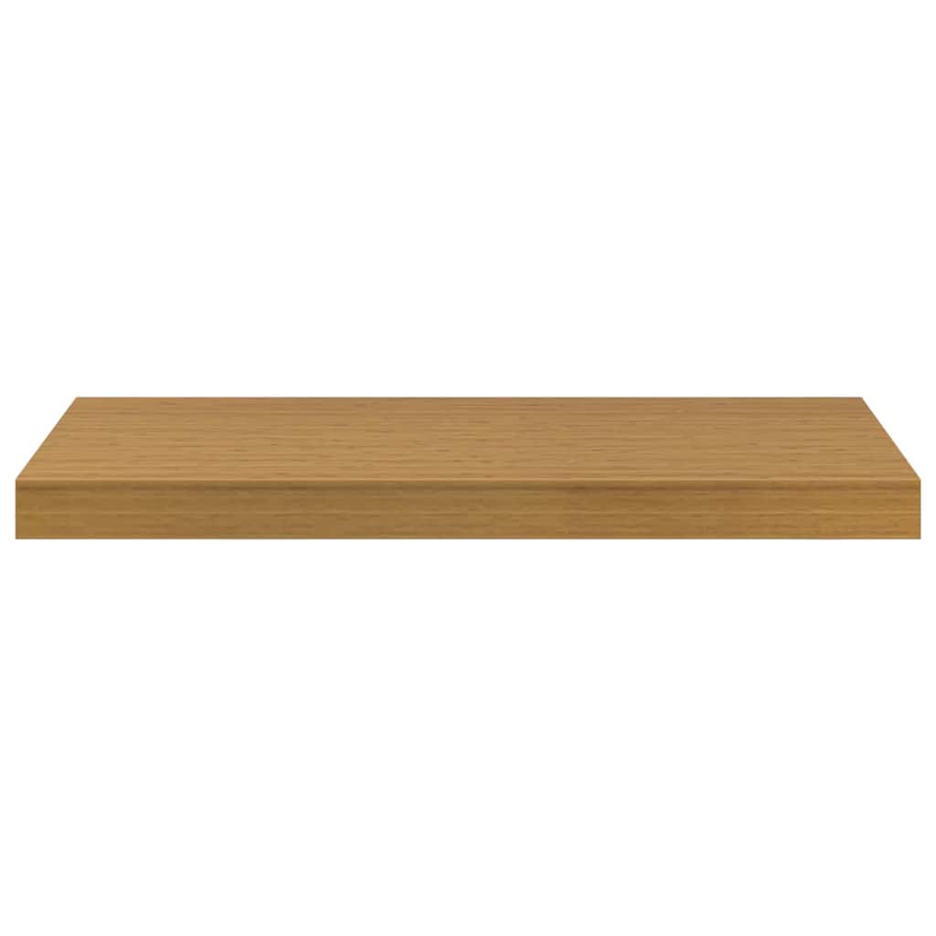 vidaXL Ράφι Τοίχου 2 τμχ. Μπεζ 60 x 23,5 x 3,8 cm Επεξεργασμένο Ξύλο