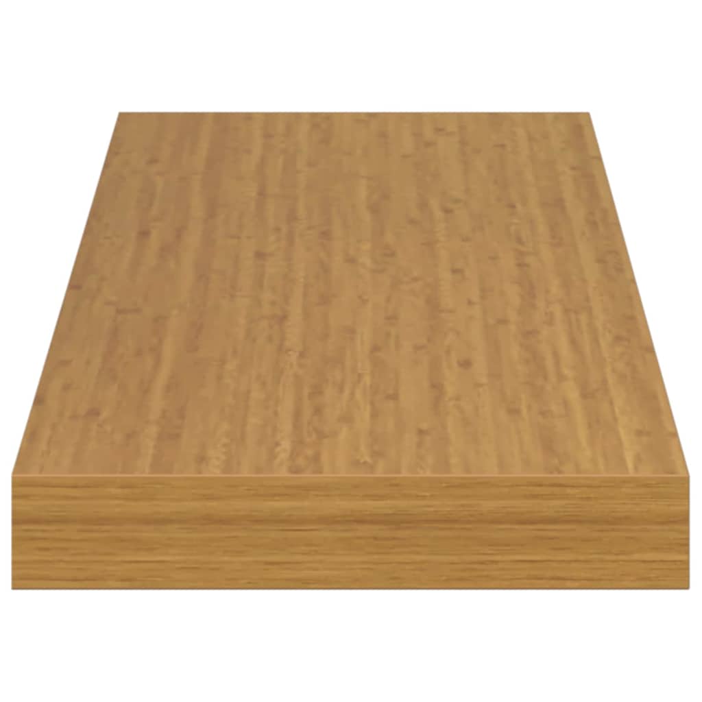vidaXL Ράφι Τοίχου 2 τμχ. Μπεζ 60 x 23,5 x 3,8 cm Επεξεργασμένο Ξύλο
