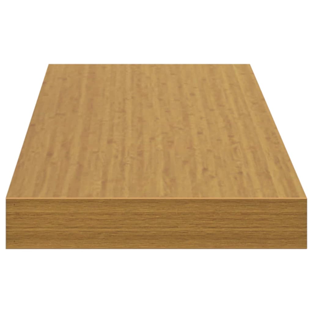 vidaXL Ράφι Τοίχου 2 pcs Μπεζ 80 x 23,5 x 4 εκ Επεξεργασμένο ξύλο