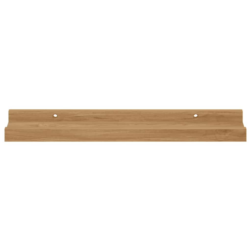 vidaXL Ράφι Τοίχου Επιτοίχιο 2 τμχ. Καφέ 40 x 9 x 3 cm