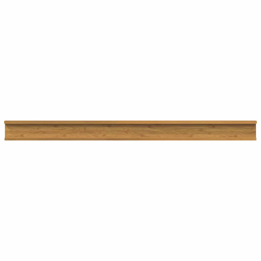 vidaXL Ράφι Τοίχου Επιτοίχιο 4 τμχ. Μπεζ 115 x 9 x 3 cm