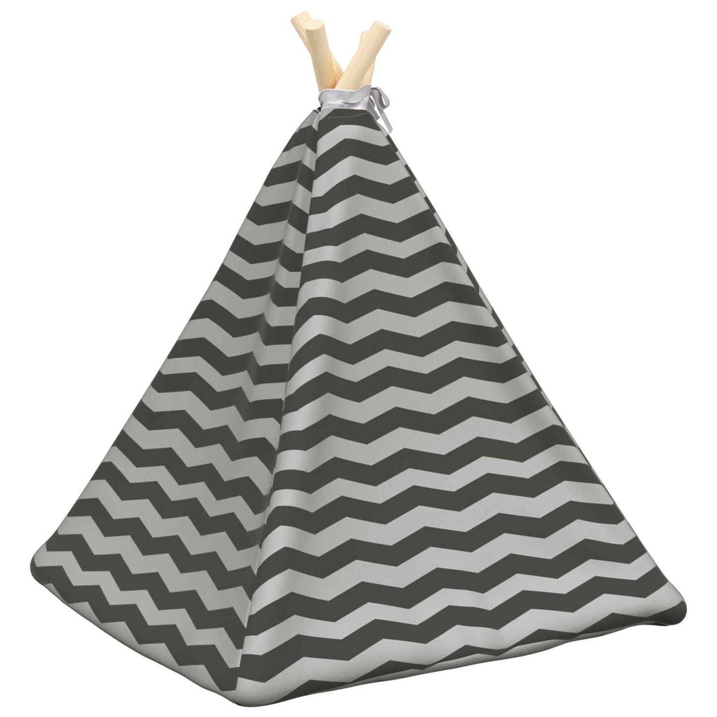 vidaXL Teepee για κατοικίδια με μαξιλάρι 50 x 50 x 60 cm Πολυεστέρας
