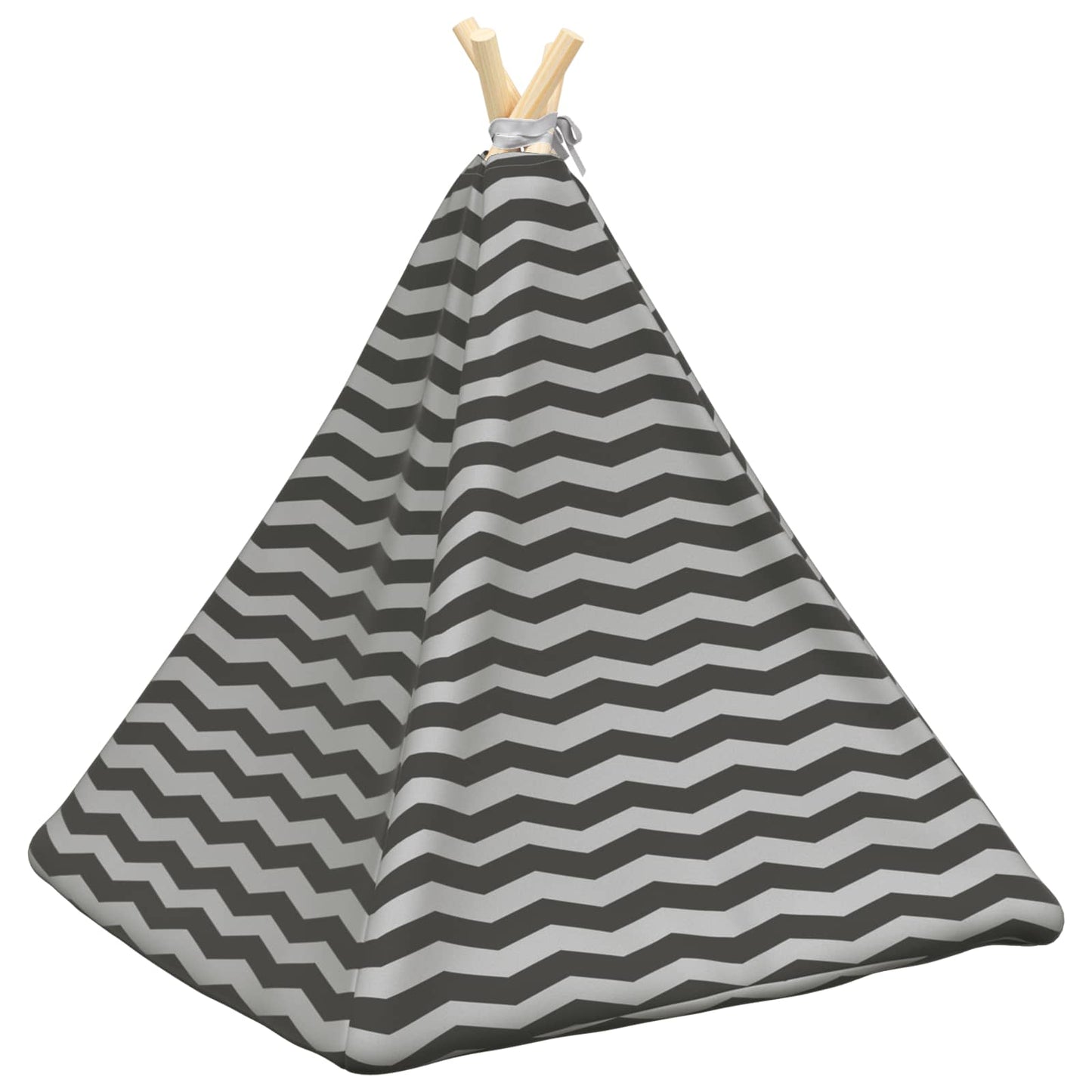 vidaXL Teepee για κατοικίδια με μαξιλάρι 60 x 60 x 70 cm Πολυεστέρας
