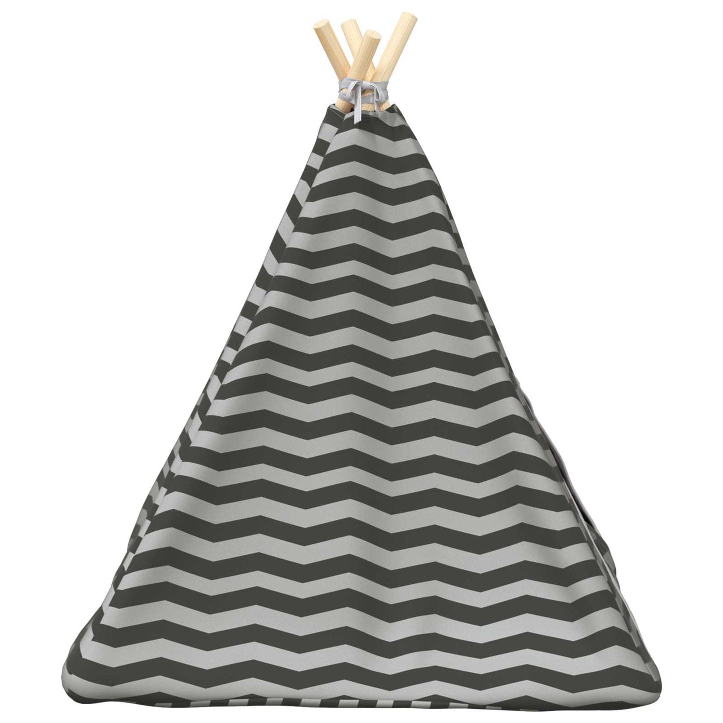 vidaXL Teepee για κατοικίδια με μαξιλάρι 60 x 60 x 70 cm Πολυεστέρας