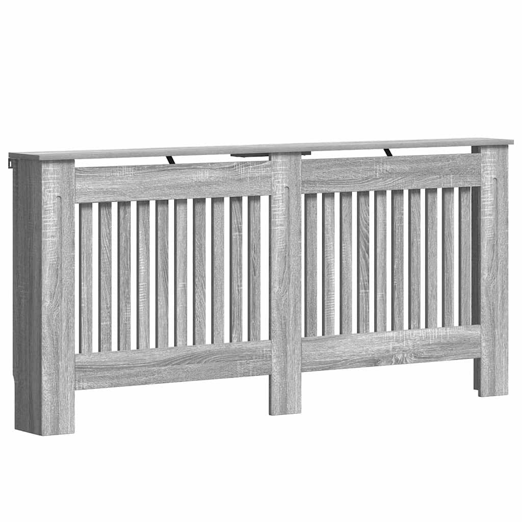 vidaXL Καπάκι Καλοριφέρ Γκρίζο Σονομα 172 x 19 x 81,5 cm
