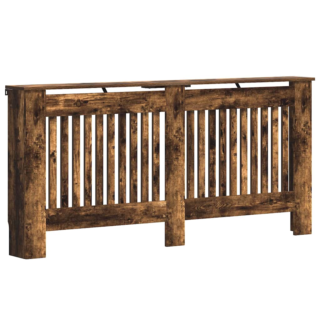 vidaXL Καπάκι Καλοριφέρ Καπνιστό Δρύς 172 x 19 x 81,5 cm