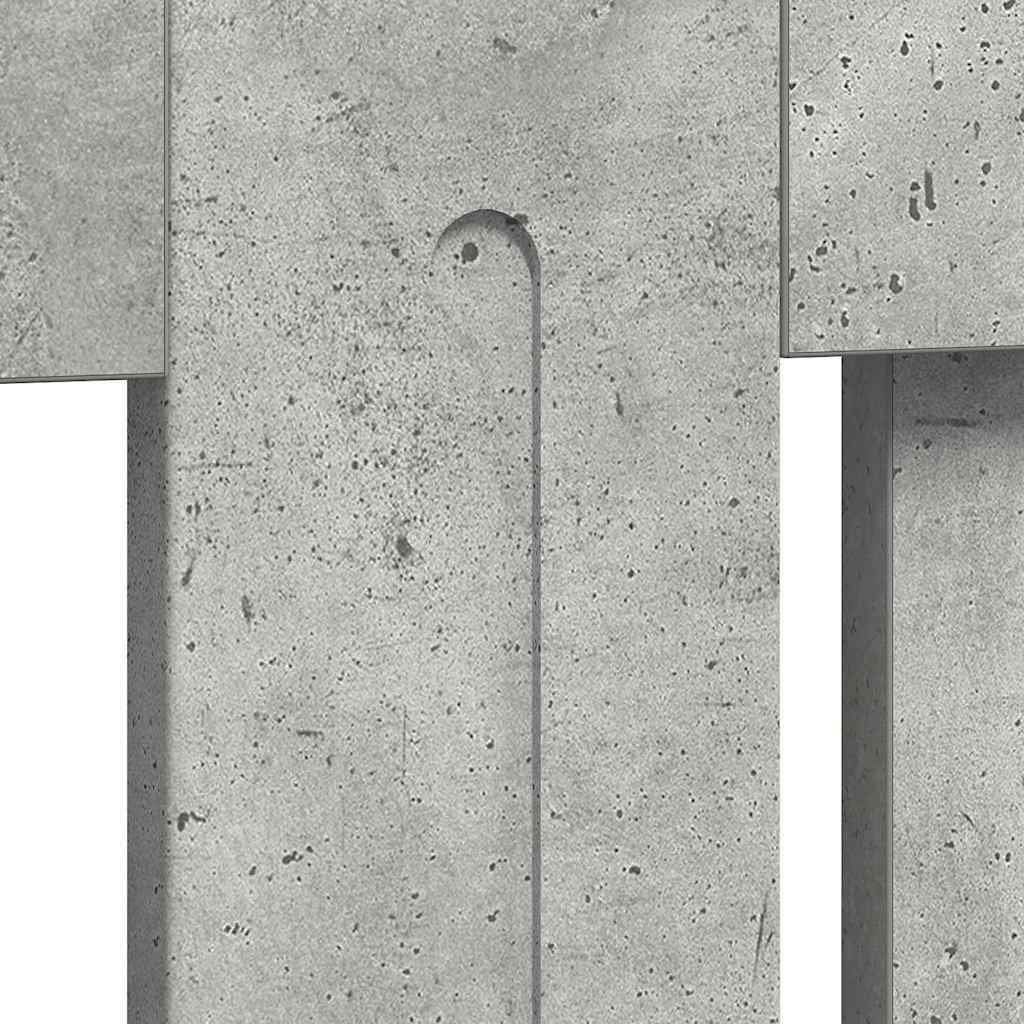 vidaXL Καπάκι Καλοριφέρ Σκυρόδεμα Γκρι 152 x 19 x 81,5 cm