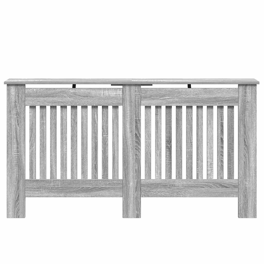 vidaXL Καπάκι Καλοριφέρ Γκρίζο Σονομα 152 x 19 x 81,5 cm