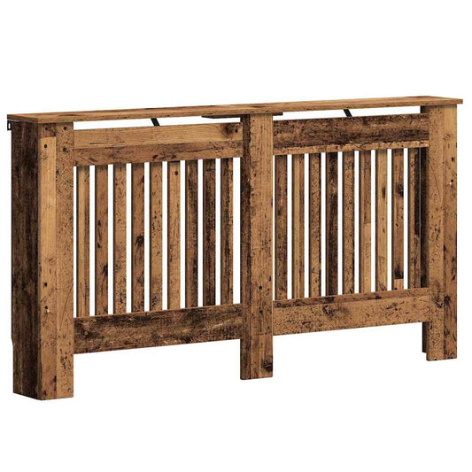 vidaXL Καπάκι Καλοριφέρ Παλιό Ξύλο 152 x 19 x 81,5 cm