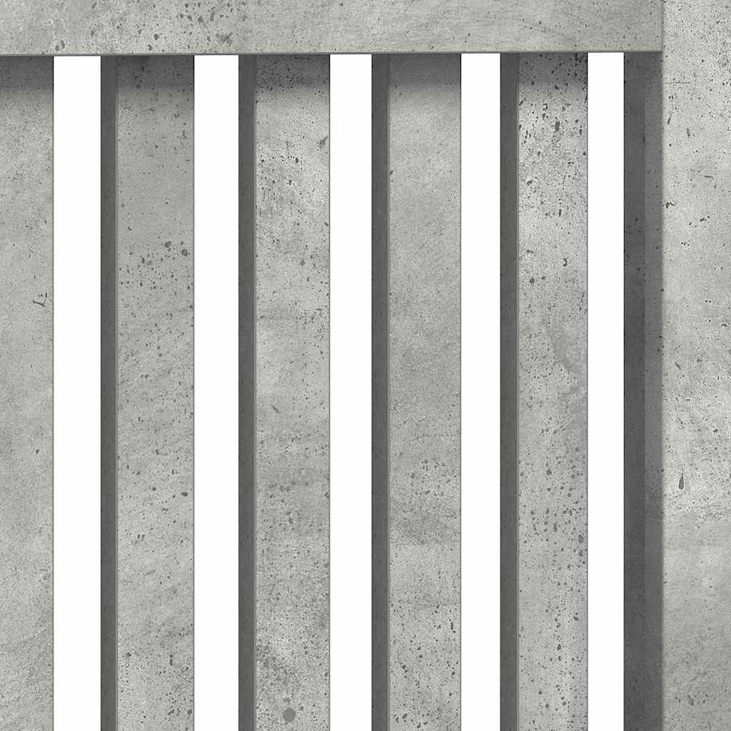 vidaXL Καπάκι Καλοριφέρ Σκυρόδεμα Γκρι 78 x 19 x 81,5 cm