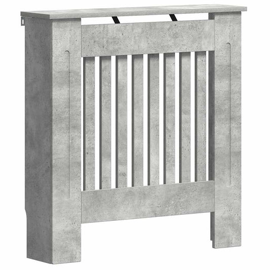vidaXL Καπάκι Καλοριφέρ Σκυρόδεμα Γκρι 78 x 19 x 81,5 cm
