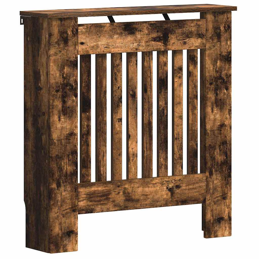 vidaXL Καπάκι Καλοριφέρ Καπνιστό Δρύς 78 x 19 x 81,5 cm