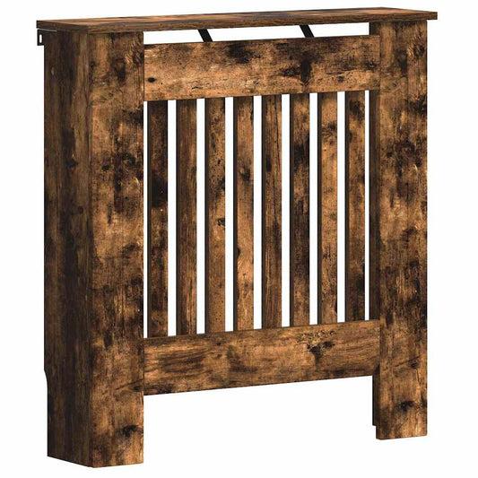 vidaXL Καπάκι Καλοριφέρ Καπνιστό Δρύς 78 x 19 x 81,5 cm