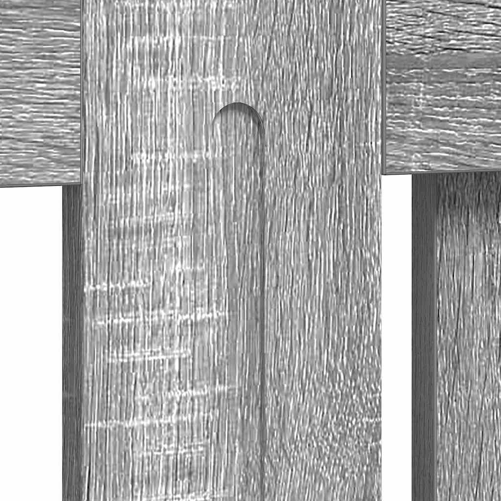 vidaXL Καπάκι Καλοριφέρ Γκρίζο Σονομα 112 x 19 x 81,5 cm