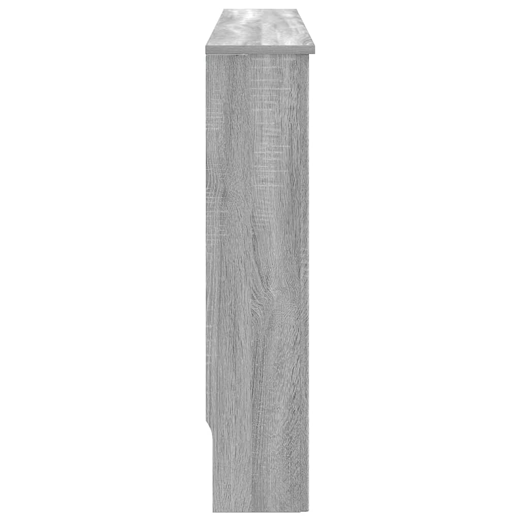 vidaXL Καπάκι Καλοριφέρ Γκρίζο Σονομα 112 x 19 x 81,5 cm
