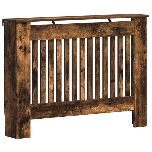 vidaXL Καπάκι Καλοριφέρ Καπνιστό Δρύς 112 x 19 x 81,5 cm