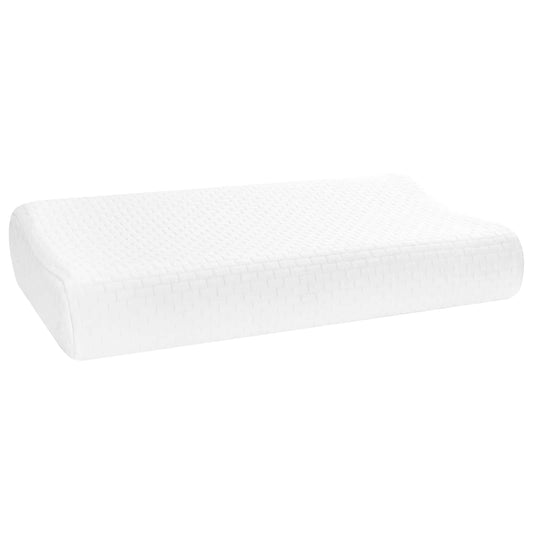 vidaXL Μαξιλάρι Ύπνου 60 x 37 x 12,5 εκ Μεσαίο Αφρός Μνήμης Λευκό