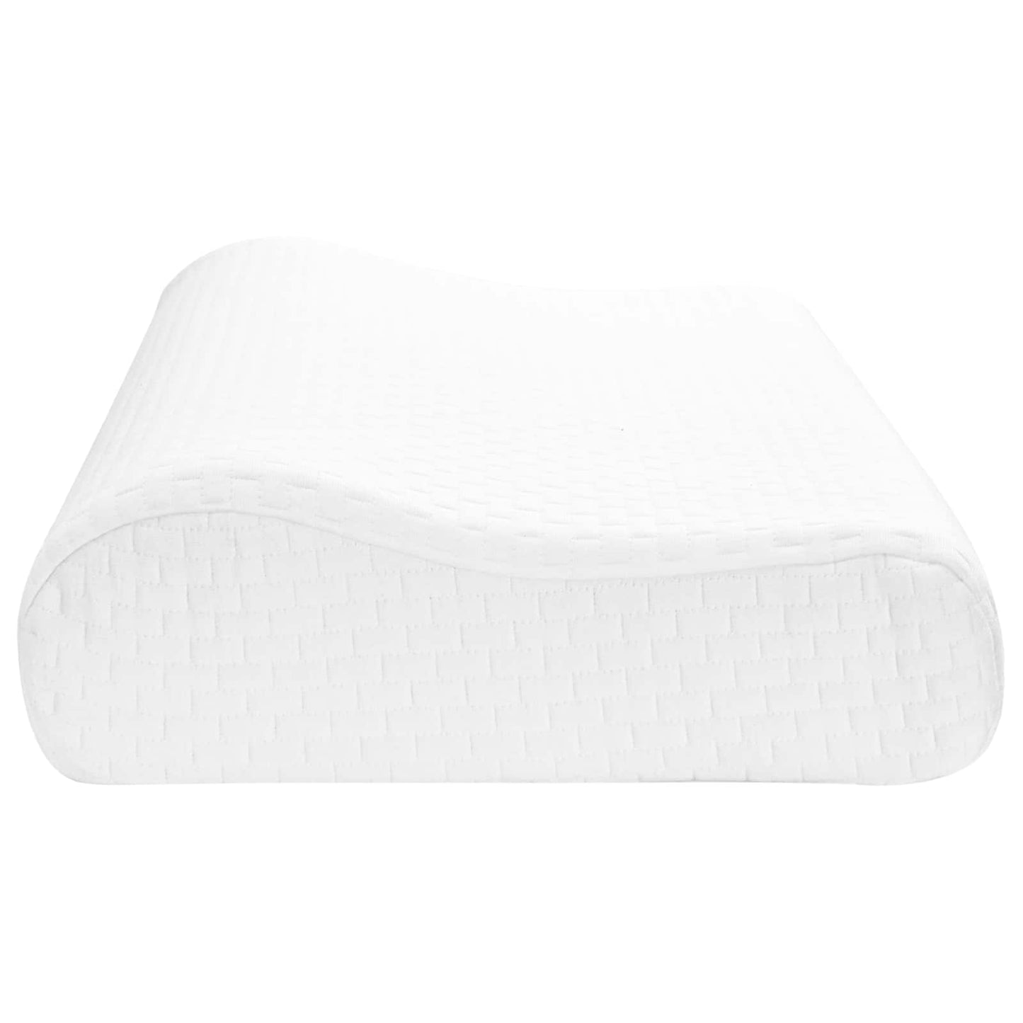 vidaXL Μαξιλάρι Ύπνου 80 x 40 x 12,5 εκ Μεσαίο Αφρός Μνήμης Λευκό