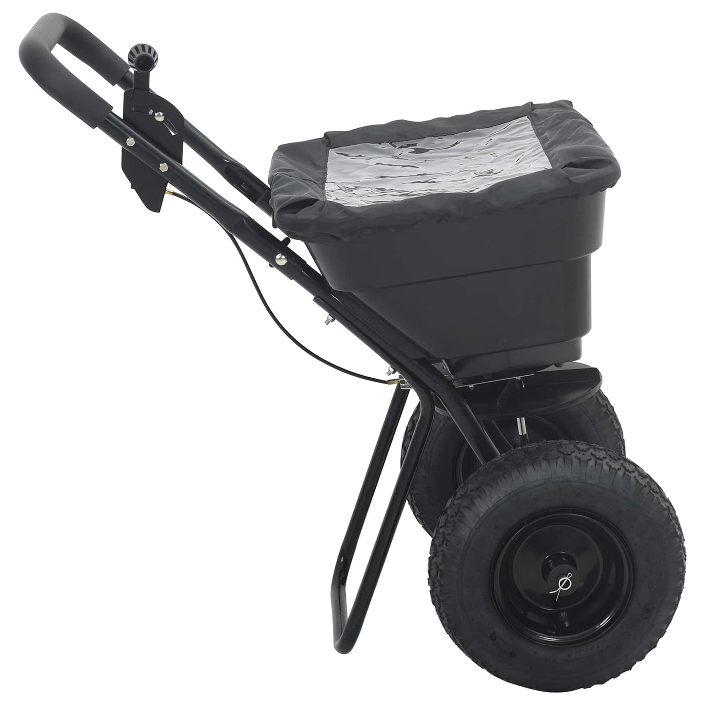 vidaXL Διασκορπιστής Μαύρο 53 x 81,5 x 78 εκ PVC και Ατσάλι