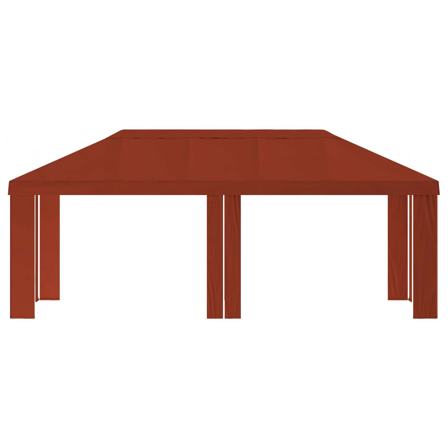 vidaXL Κάλυμμα Γκαζebo 6 x 3 m Τερακότα Πολυεστέρας 190 gsm