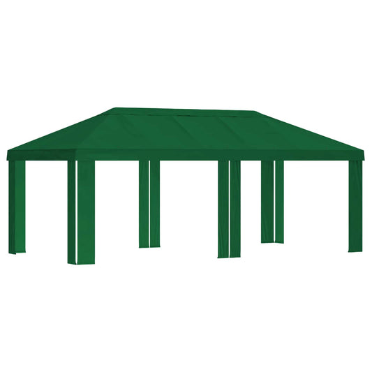 vidaXL Κάλυμμα Γκαζebo 6 x 3 m Πράσινο Πολυεστέρας 190 gsm