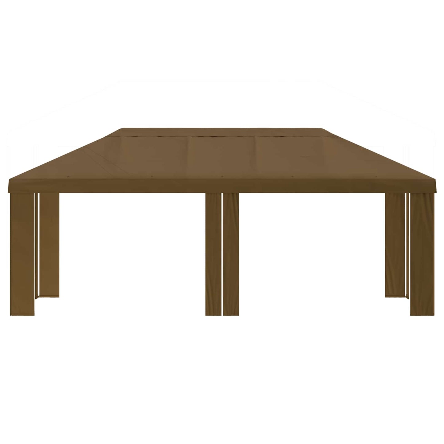 vidaXL Κάλυμμα Γκαζebo 6 x 3 m Taupe Πολυεστέρας 190 gsm
