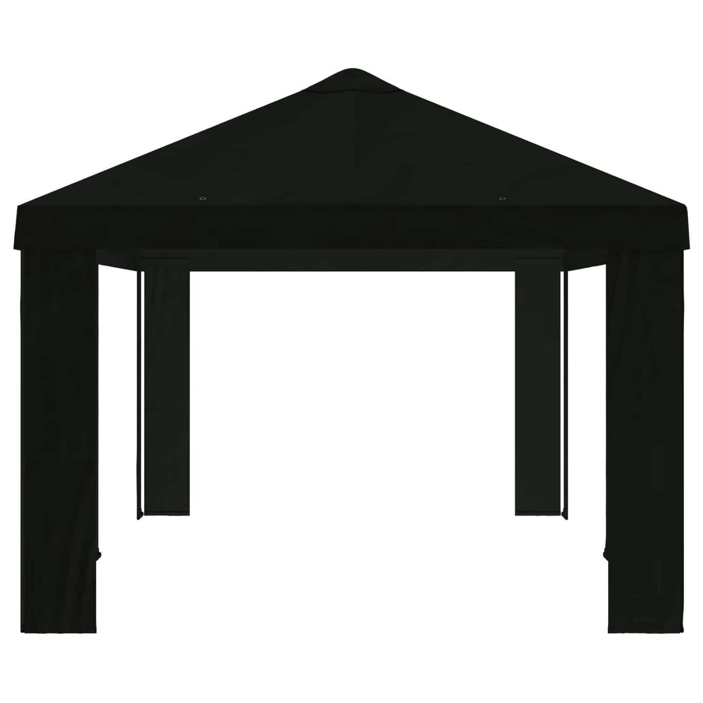 vidaXL Κάλυμμα Γκαζebo 6 x 3 m Μαύρο Πολυεστέρας 190 gsm