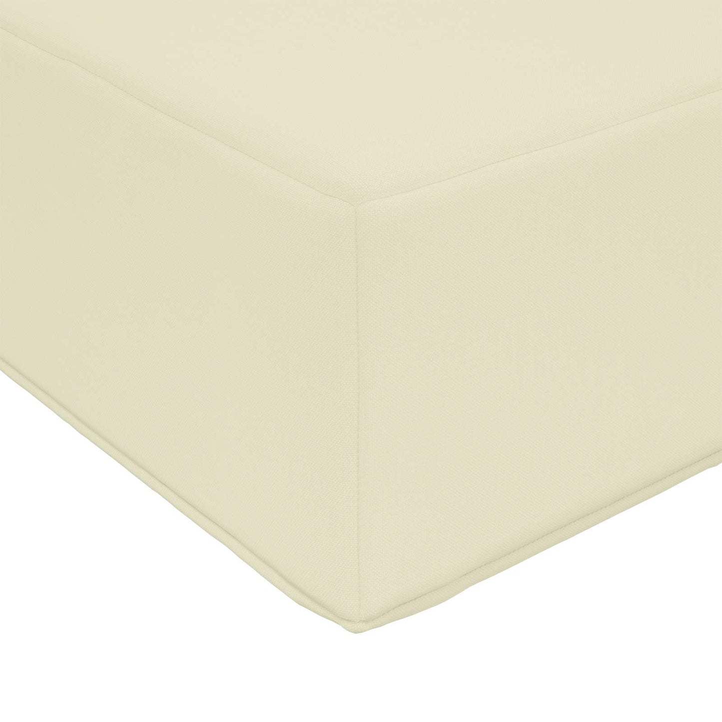 vidaXL Μαξιλάρι Καναπέ Εξωτερικού Χώρου Κρεμ 60 x 60 x 8 εκ.
