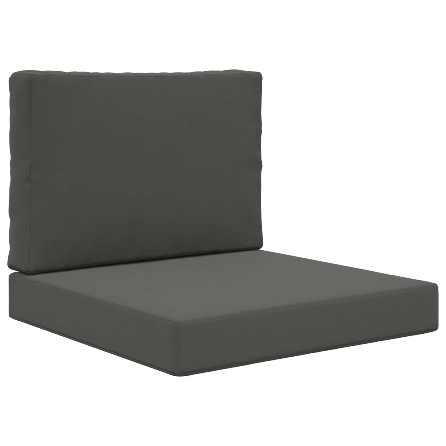 vidaXL Μαξιλάρι Καναπέ Εξωτερικού Χώρου 2 pcs Ανθρακί Πολυεστέρας
