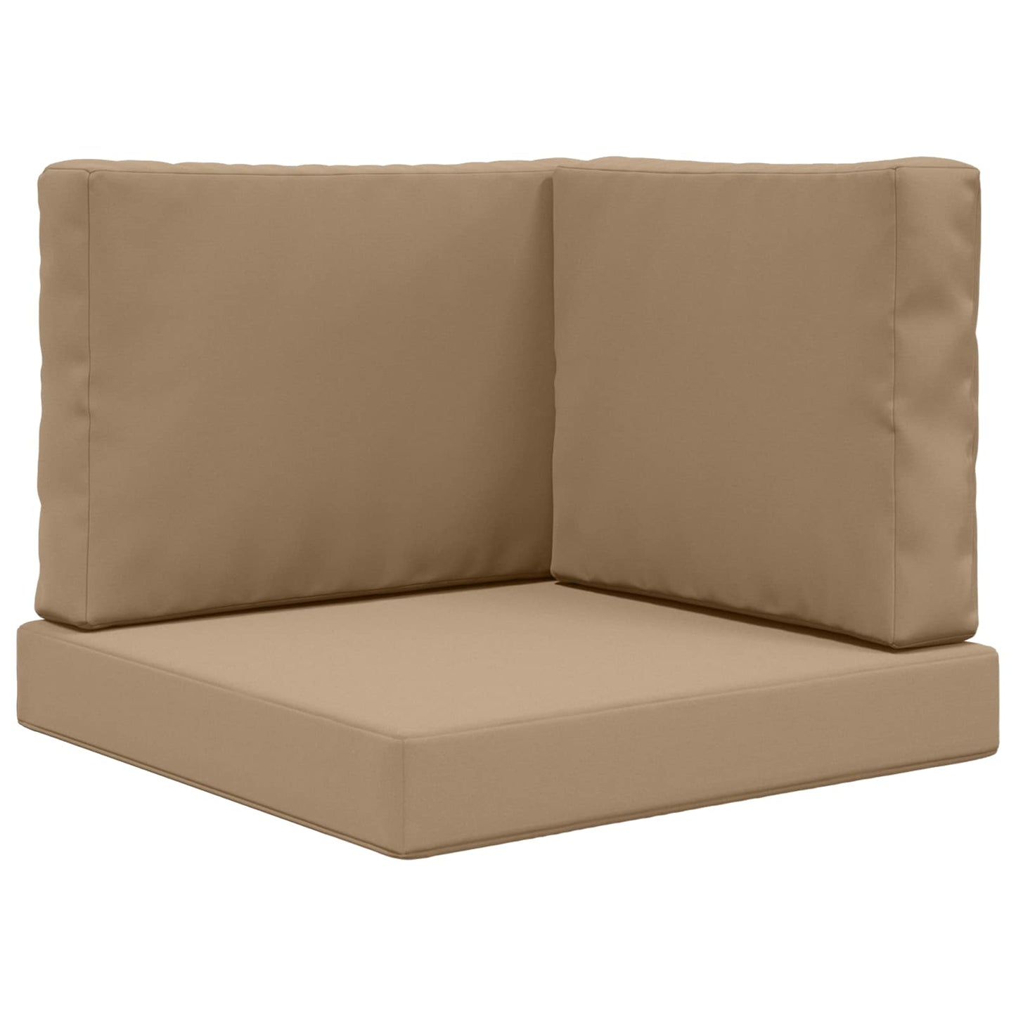 vidaXL Μαξιλάρι Καναπέ Εξωτερικού Χώρου 3 pcs Taupe Πολυεστέρας