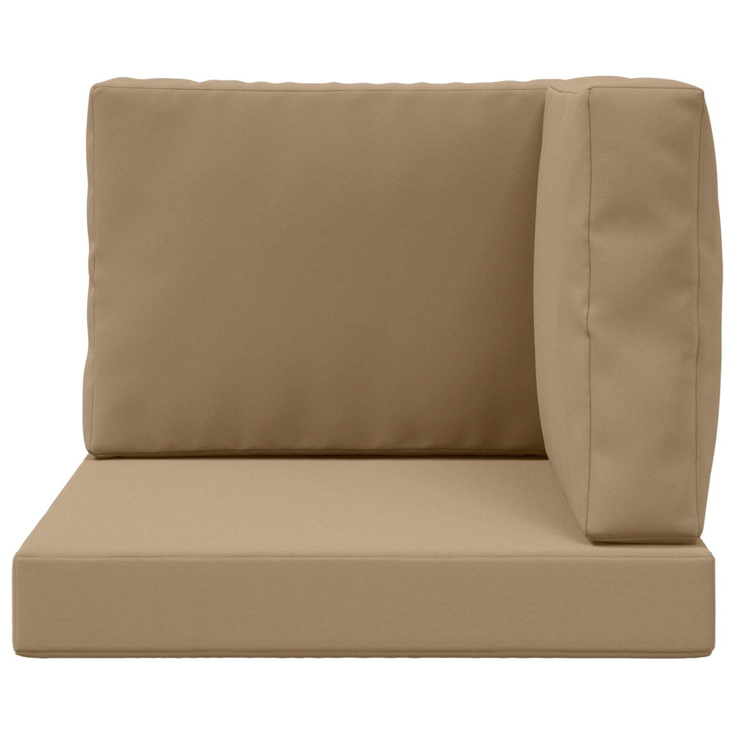 vidaXL Μαξιλάρι Καναπέ Εξωτερικού Χώρου 3 pcs Taupe Πολυεστέρας