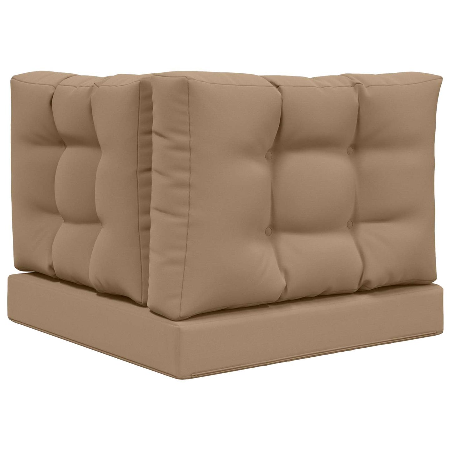 vidaXL Μαξιλάρι Καναπέ Εξωτερικού Χώρου 3 pcs Taupe Πολυεστέρας